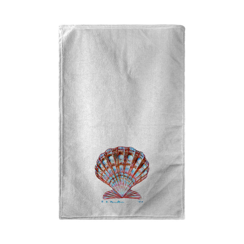 Serviette de cuisine coquille feston