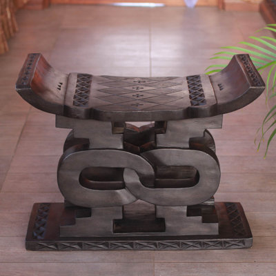 Buffolino Sese Wood Accent Stool