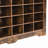 Modern 24-Cubby Shoe Cabinet & Sideboard – Curved Base Storage Console for Entryway, Living Room, or Bedroom-769375772