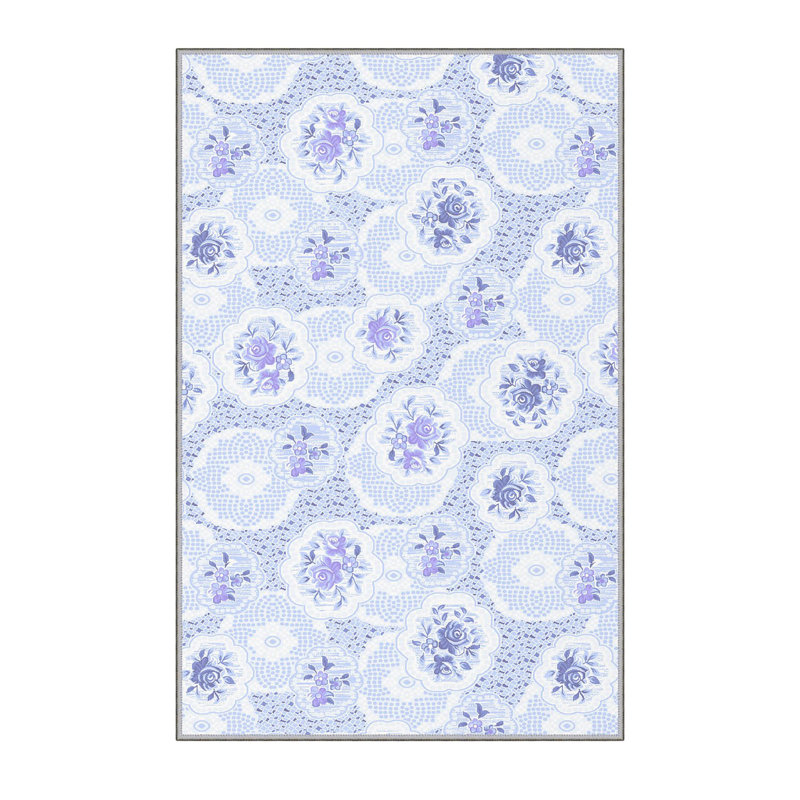 Antibacterial Hall Carpet, 3D Digital Printed, 3.3 x 4.9 ft | 100% Polyester, 0.3 in Pile Height, Non-Slip Underside, Machine Washable, Durable & Easy Care | Perfect for Living Room, Entryway & Home Décor