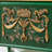 Hand-Painted Emerald Green 3-Drawer Accent Chest