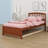 Platform Bed Wood Bed Frame With Trundle-1474727192