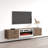 Baja 70.9" Modern TV Stand with Electric Fireplace, Matte Finish, Wall-Mounted-253035166