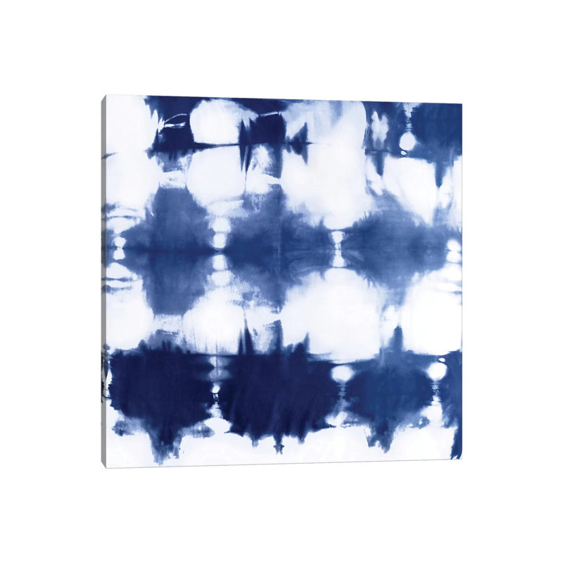 Shibori Dyed Decoration IV by Ellie Roberts - Wrapped Canvas Print, 30.48 cm H x 30.48 cm W