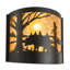 Bear At Lake 2 - Light Flush Mounted Sconce