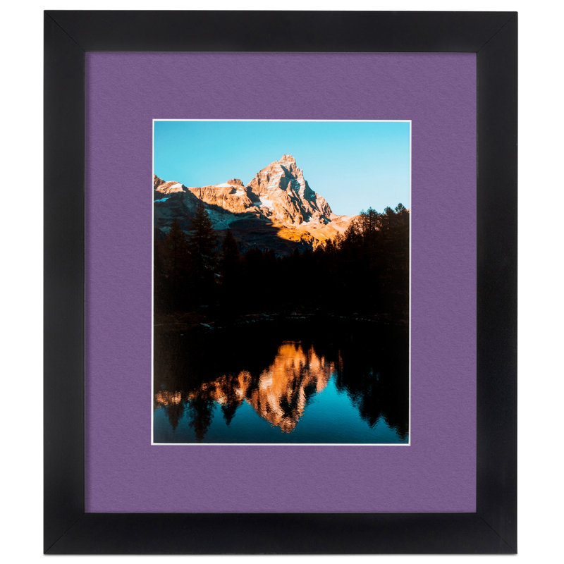 Matte Picture Frame with Mat, Grape
