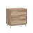 Lateral File With Two Drawers, Acacia Finish