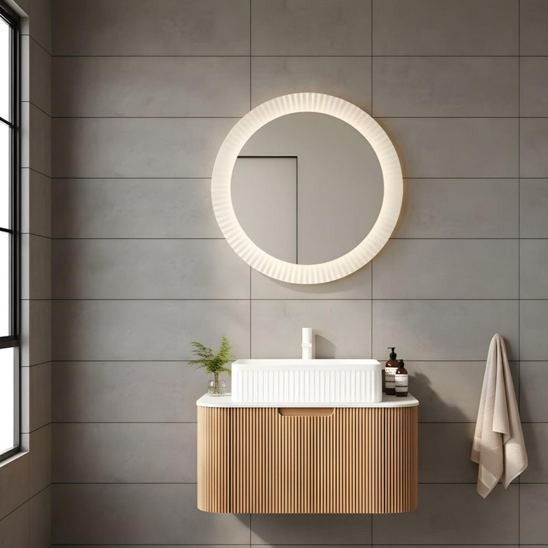 Meuble-lavabo de 30 pouces avec lavabo, lavabo rectangulaire en céramique blanche, 30"
