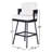 Everlee Powder Coated Aluminum Outdoor 31'' Bar Stool with Cushion