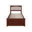 Lit plateforme en bois massif Brunelle avec pied de lit et tiroirs de rangement assortis -560527407-560527394