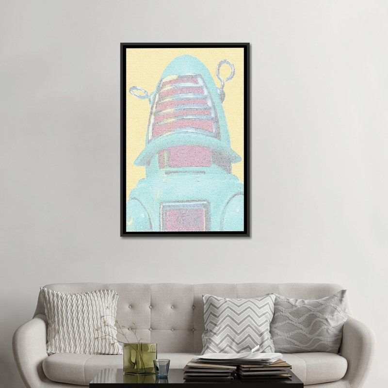" Rossum " by Robotic Ewe, Black Framed Canvas, No Mat, 26" H x 18" W x 1.5" D