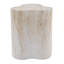 Table d'appoint d'extérieur / d'intérieur Organic Look Travertine MGO, hauteur 18,11 po résistante aux intempéries pour patio, salon et chambre à coucher