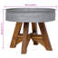 Coffee Table Mixed Recycled Wood 60x45 cm -89831073