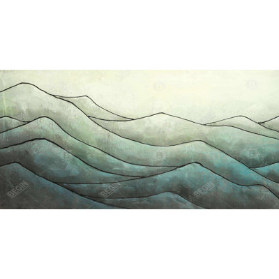 In the waves - 15.75"x31.50" Desk mat