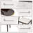 Kiree 4-Drawer Lighted Mirror Vanity Set with Stool -962501788
