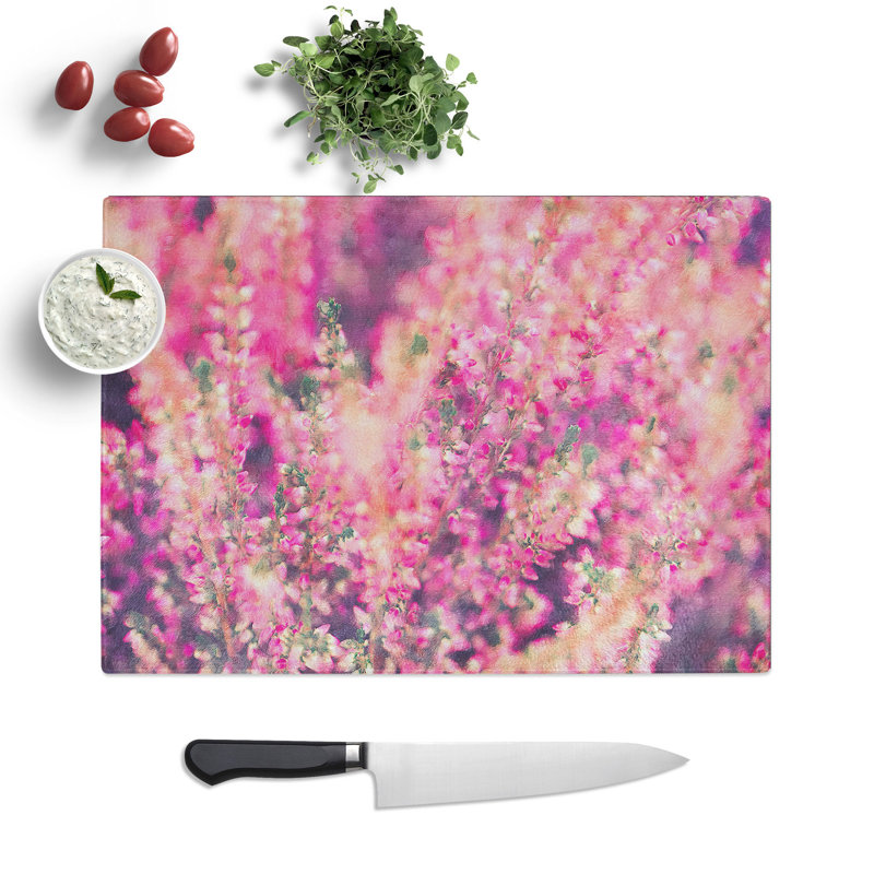 Heather Painting Chopping Board, 0.4cm H x 20cm W x 28.5cm L