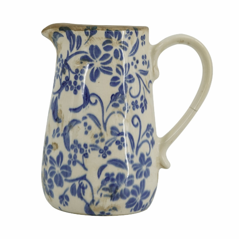 Flower Pitcher - 6.5x4.5x7"
