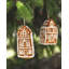 Felted Festive 4'' Handmade Wool / Felt Buildings & Architecture Shatterproof Holiday Shaped Ornament