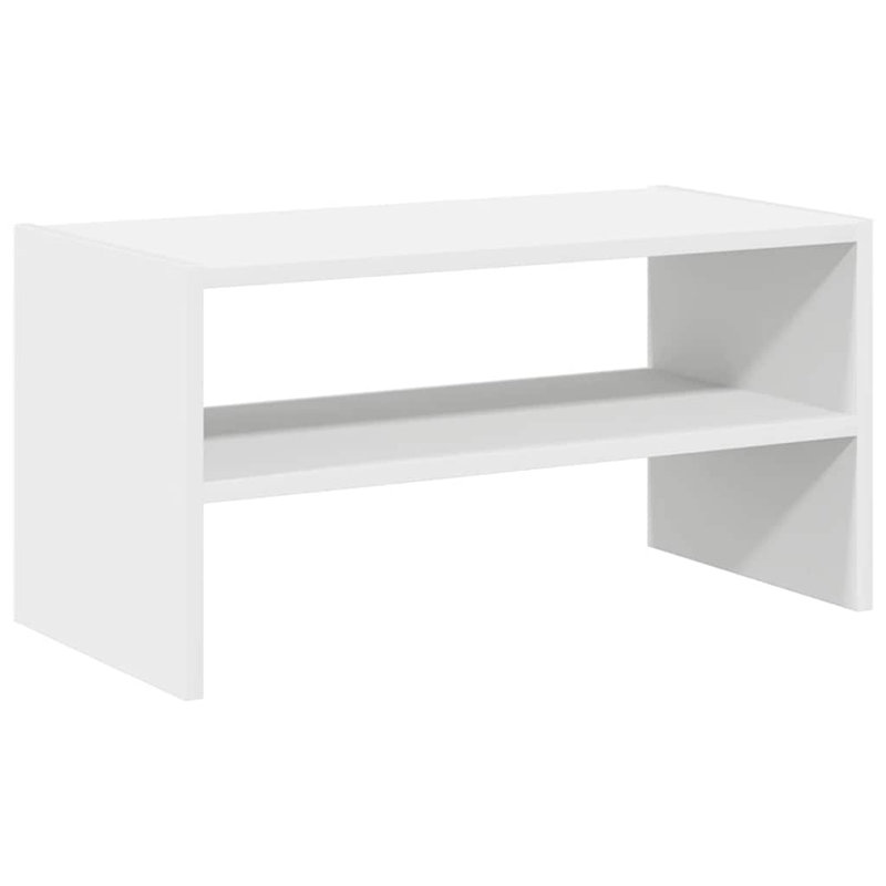 2 Pair Shoe Rack, White