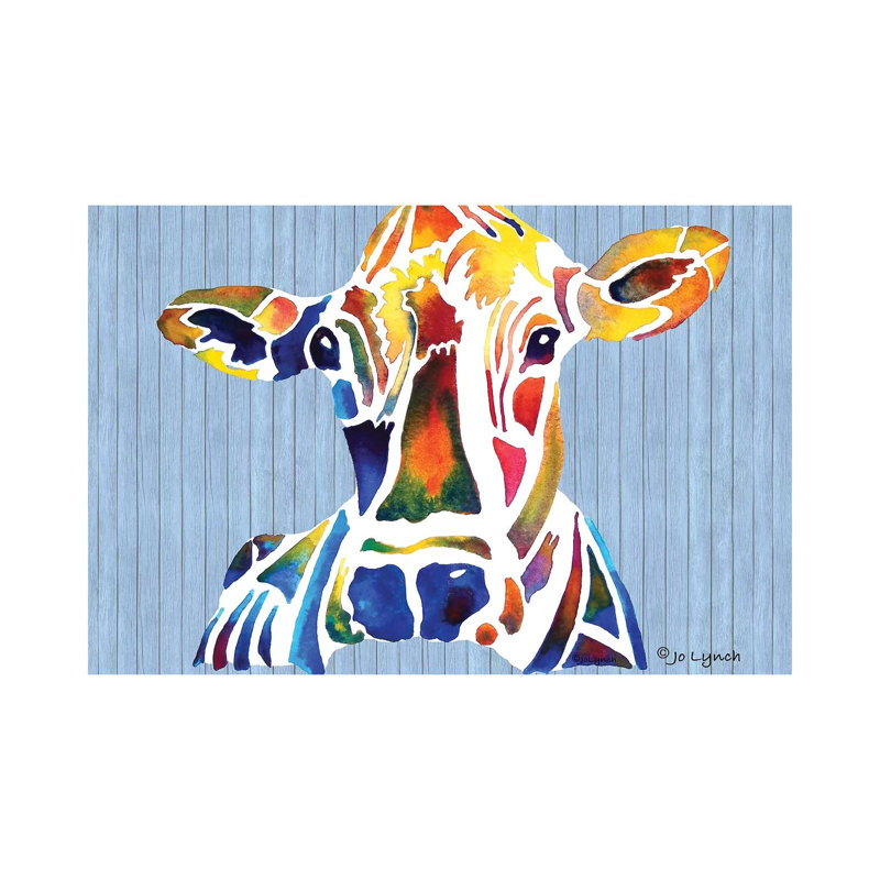 Cow Farm II by Jo Lynch - Wrapped Canvas Gallery-Wrapped Canvas Giclée, 45.72cm H x 66.04cm W