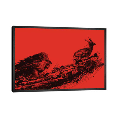 Intense Chasing by Nicebleed - Print on Canvas