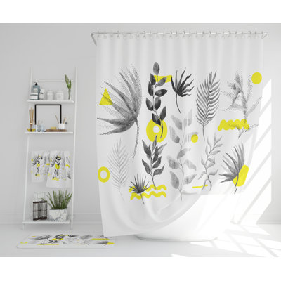 Neyah Polyester Shower Curtain Set