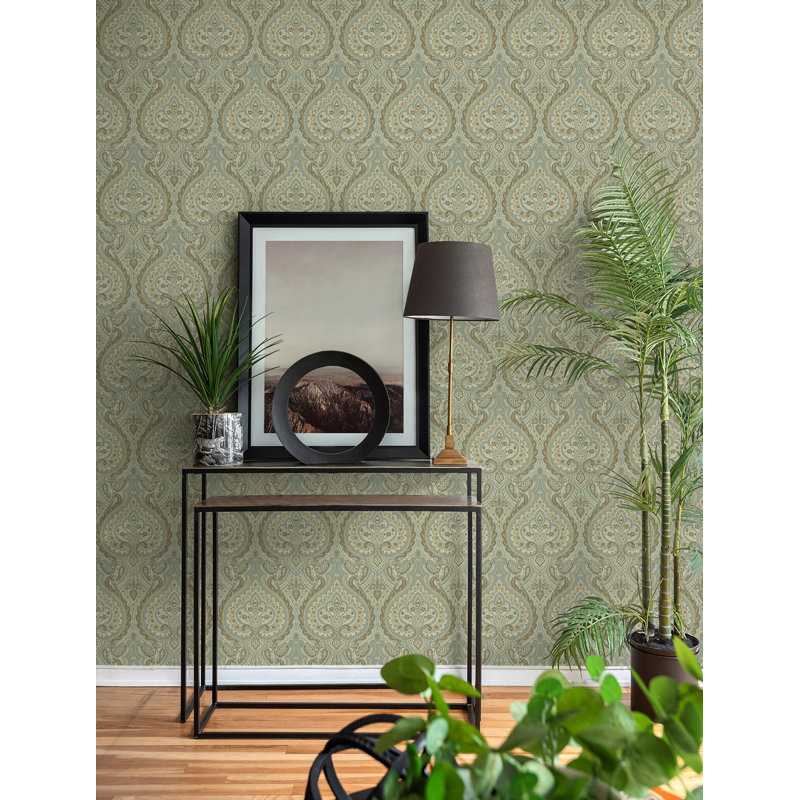 Seabrook Designs, Bleu / Beige