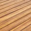 Table de salle à manger carrée d'intérieur en bois d'acacia, teck-75833768