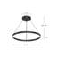 Luminaire suspendu unique à 1 lumière Cerchio-64112681-116921046