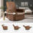 Evolur Harlow Deluxe Glider |Power Recliner| Rocker