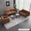 Causeuse orange avec coussin 100% polyester-274552805