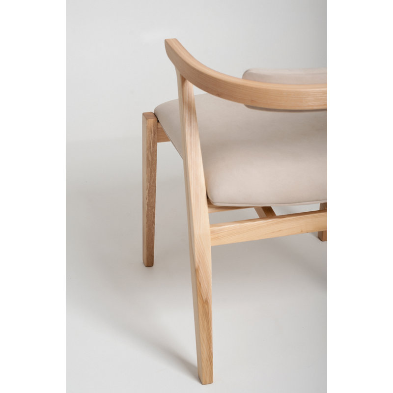 Ellis Dining Chair, Matte Ash, Beige