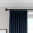 London Linen Solid Room Darkening Pinch Pleat Single Curtain Panel-53126527-53126519