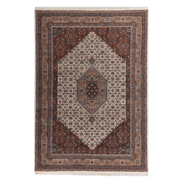 Mcknight Hand Woven Wool Beige Indoor Rug