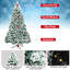 Arbre de Noël artificiel pin vert 7,6 pi avec 550 lumières claires et colorées