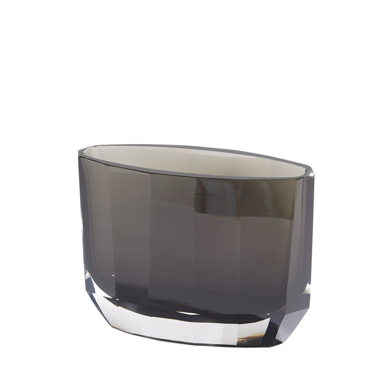 Vase à bijoux large, Gris