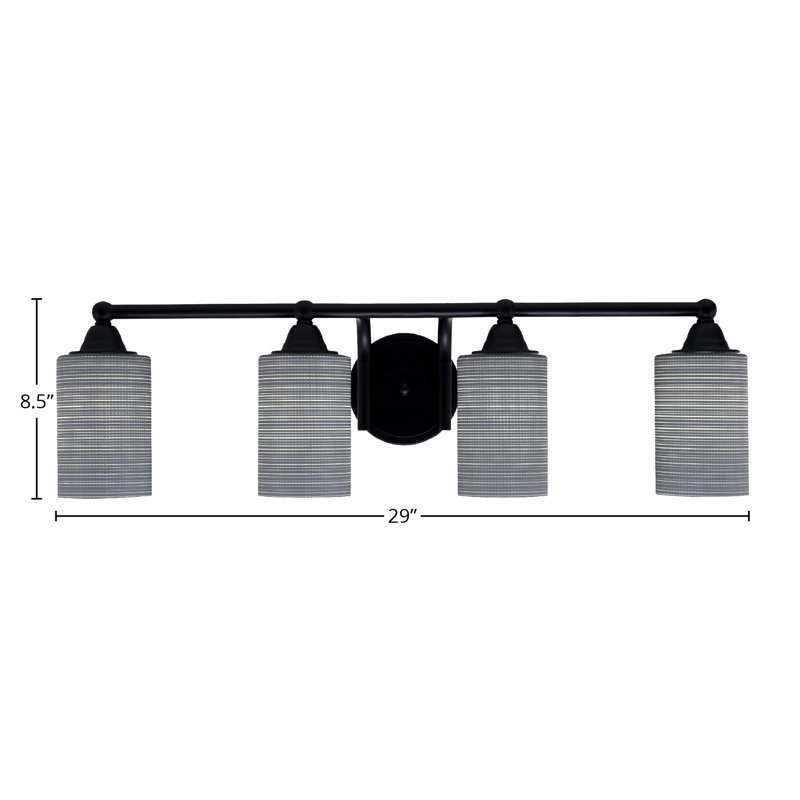 Paramount 4 Light Bath Bar, Grayish Blue
