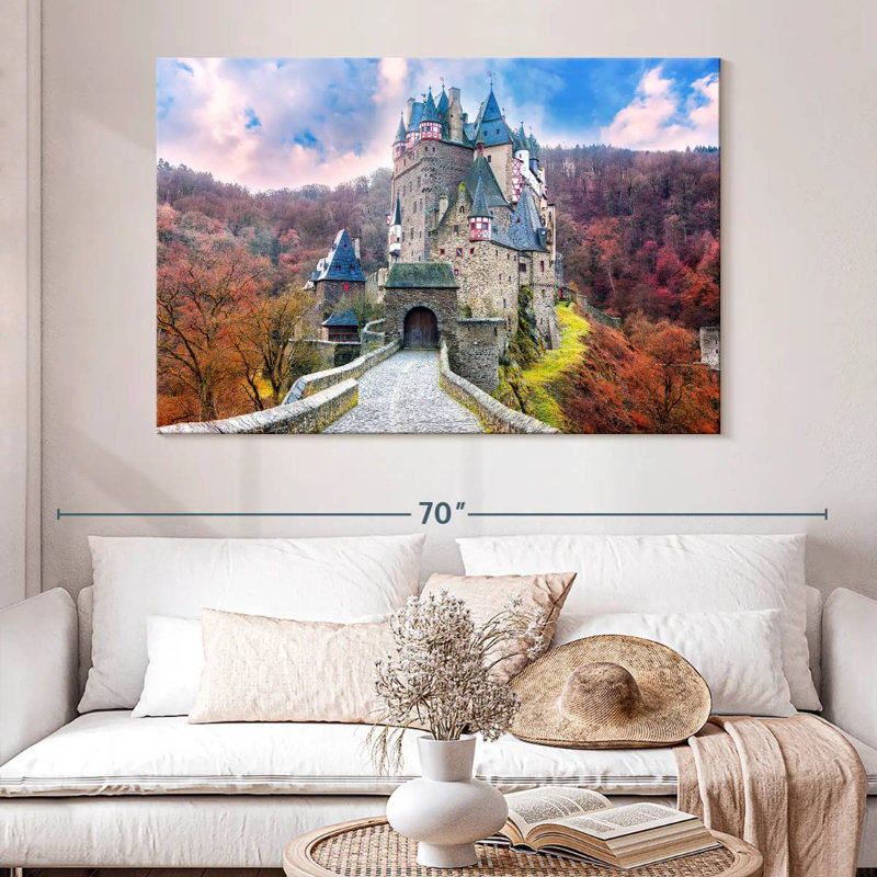 Lilie Castle, 34" H x 51" W