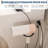 Bedroom Vanity Mirror with LED Lights & Power Outlets – Adjustable Brightness Touch Light Mirror, Makeup Vanity Dressing Table with Stool-653110096