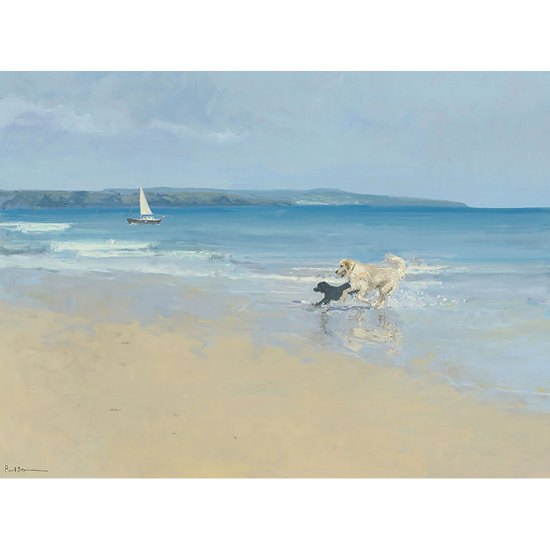Summer Sands Painting by Paul Brown, 24" H x 32" W x 1.5" D, Outdoor