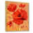 Toile avec cadre flottant brun
