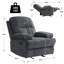 Fauteuil inclinable et berçant manuel Saidee-1784976528