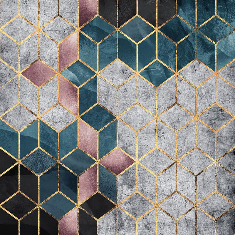 Toimi Geometric Indoor Rug, Rectangle  1'11.6" x 3'3.4" 