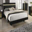 Mobilier de chambre à coucher moderne à DEL sous le lit-749533535-749533534