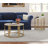 Round Marbling Stone Coffee Table for Living Room