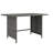 Ensemble de canapé modulaire d'extérieur 9 pièces Avio, table basse carrée, rotin gris