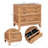 Commode en bois massif 3 tiroirs Conrado-1386324243