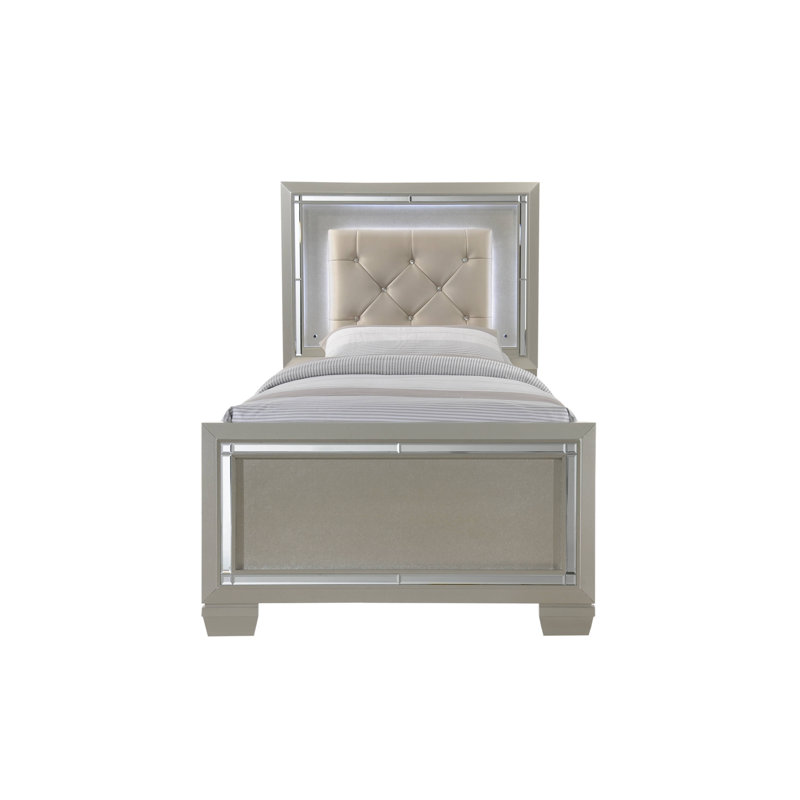 Twyla Upholstered Platform Bed, Twin