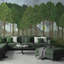 Papier peint Serene Greenery And Blooming Trees-1349180575-1349180576