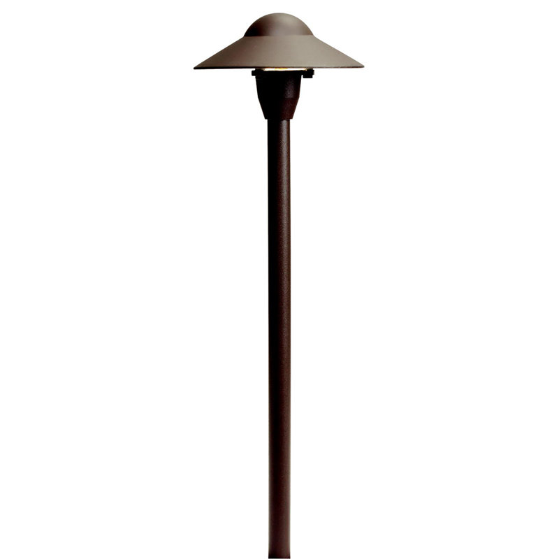 Éclairage de sentier Chiharu, Bronze architectural texturé
